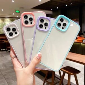 เคสมือถือ เคส ถอดออกได้ ขอบหลายสี พร้อมส่ง ยกลังคละสี 500 ชิ้น