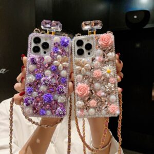 เคสไอโฟนขวดน้ำหอม สวย ฟรุ้งฟริ้ง 2/ชิ้น