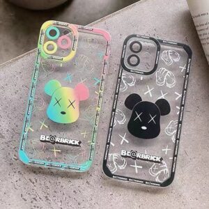 เคสมือถือไอโฟน เคสใสเคสโทรศัพท์ ลายน่ารัก 2/ชิ้น