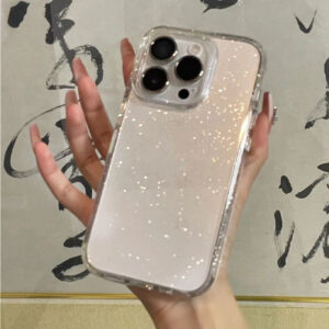 เคสโทรศัพท์มือถือซิลิโคน เคสใสกากเพชร เคสใสกันกระแทก เคสใส